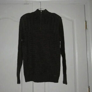 J.B. HOLT Alexander Quarter Zip Men’s Long Sleeve Sweater Size M